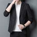 Францишек | Мъжко сако със slim fit кройка от найлон