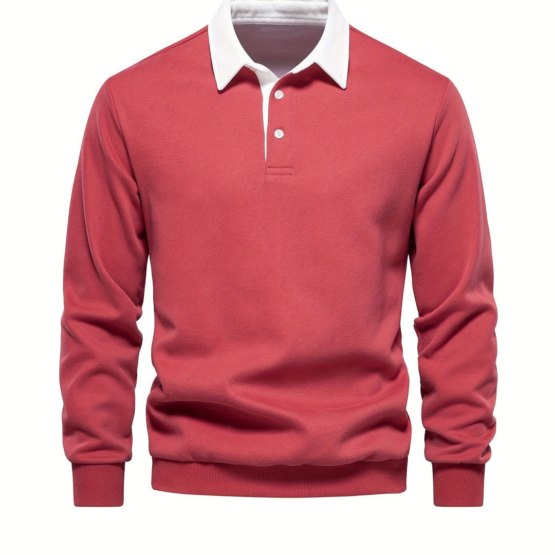 Dawid bluza polo z długim rękawem