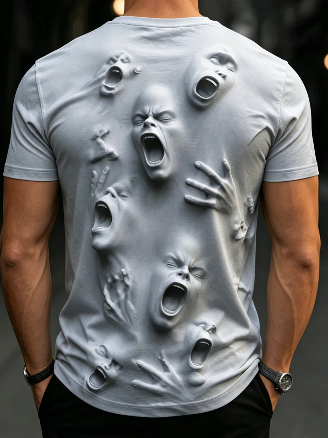 Benedykt | Męski t-shirt z nadrukiem