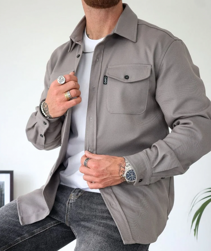 Oskar | Koszula Kurtka Męska Overshirt