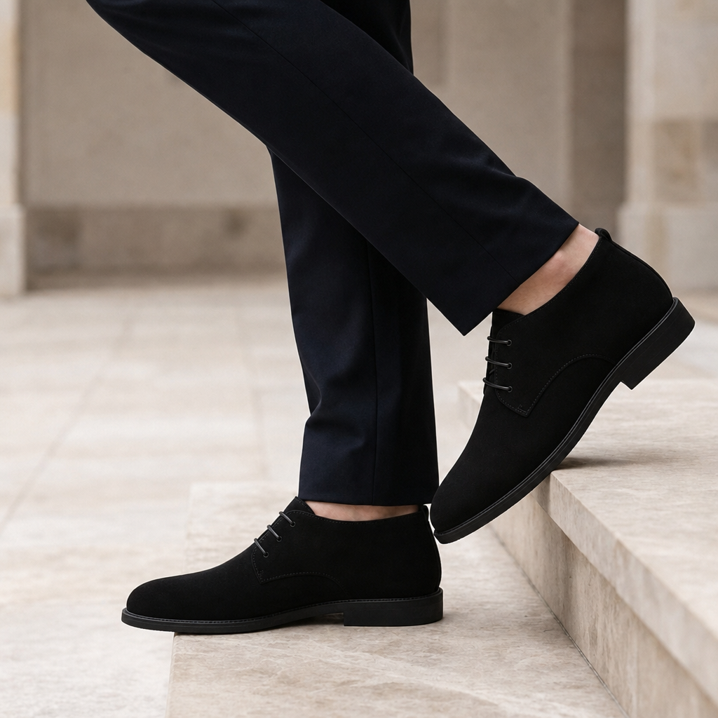 Janel | Buty zamszowe męskie