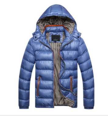Męska pikowana kurtka zimowa puffer