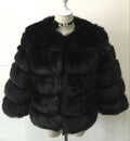 Natasza | Χειμερινό παλτό με συνθετική γούνα