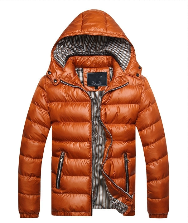 Męska pikowana kurtka zimowa puffer