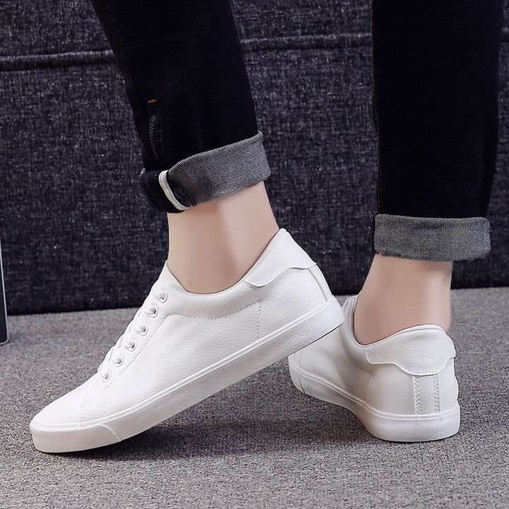 Męskie sneakersy casual z przednim sznurowaniem