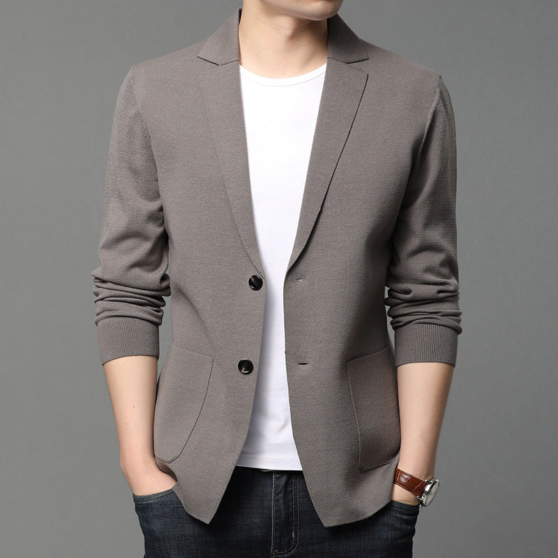 Męska marynarka slim fit w kolorze czarnym