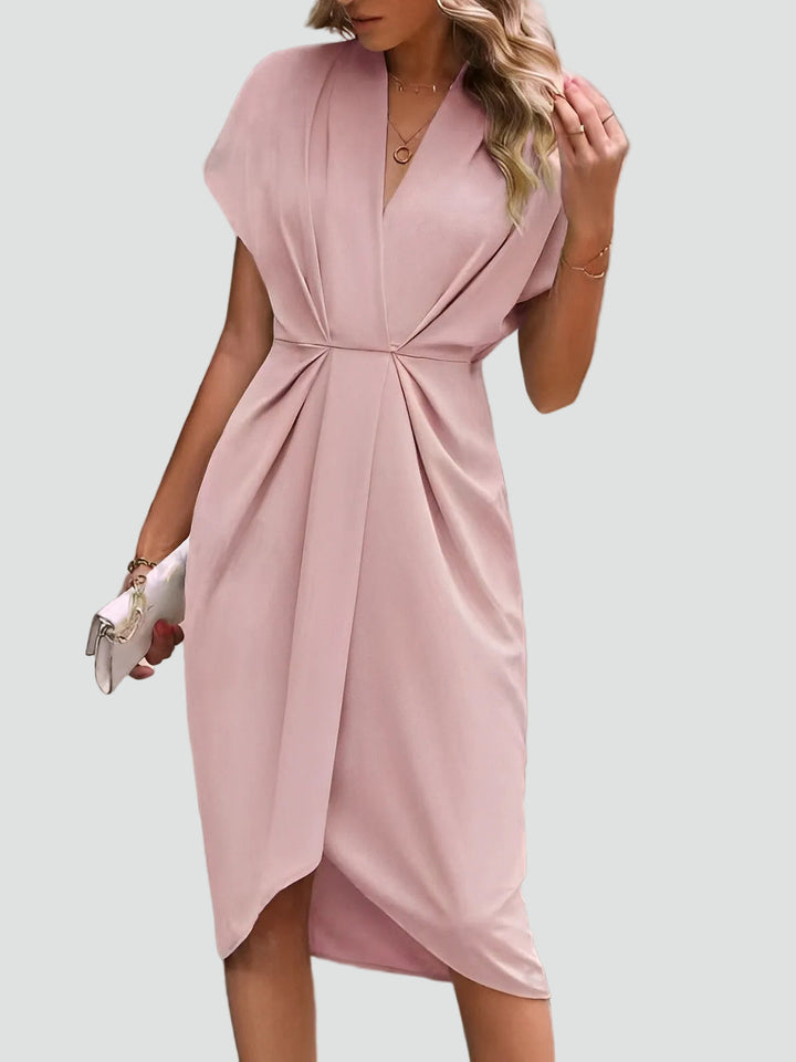 Milena | Elegancka Sukienka Kopertowa Midi