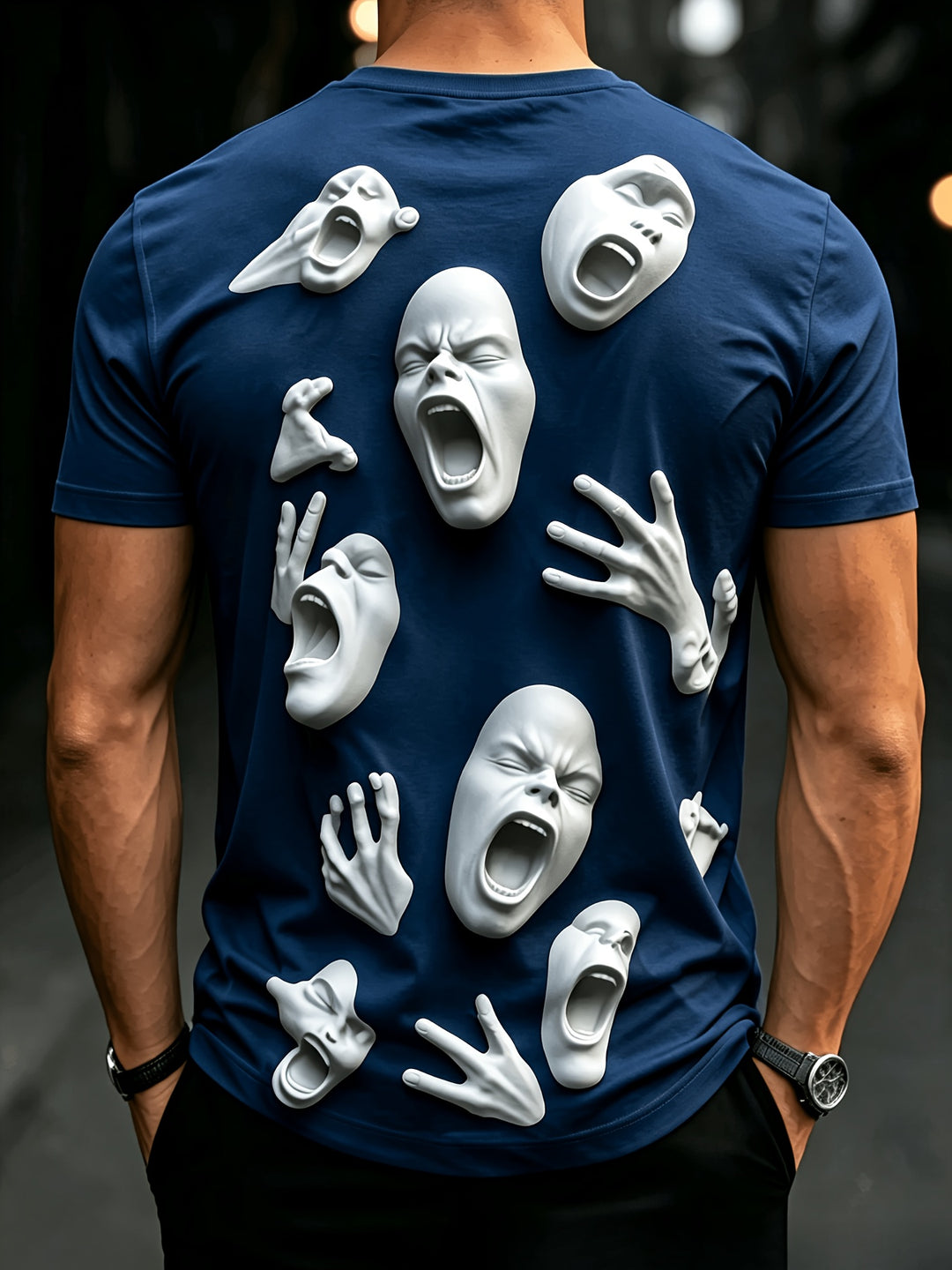 Benedykt | Męski t-shirt z nadrukiem