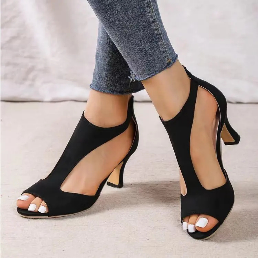 Natalia | Eleganckie Czółenka Open Toe Chic