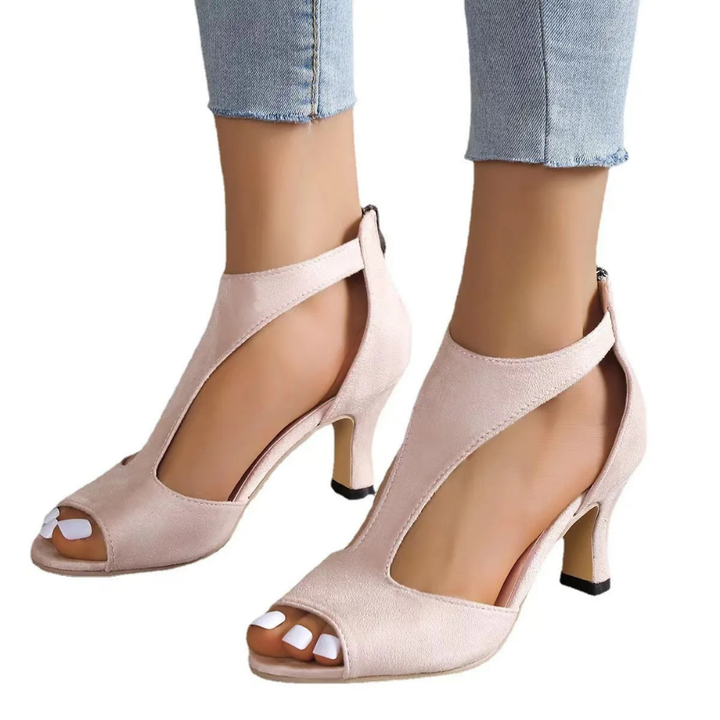 Natalia | Eleganckie Czółenka Open Toe Chic