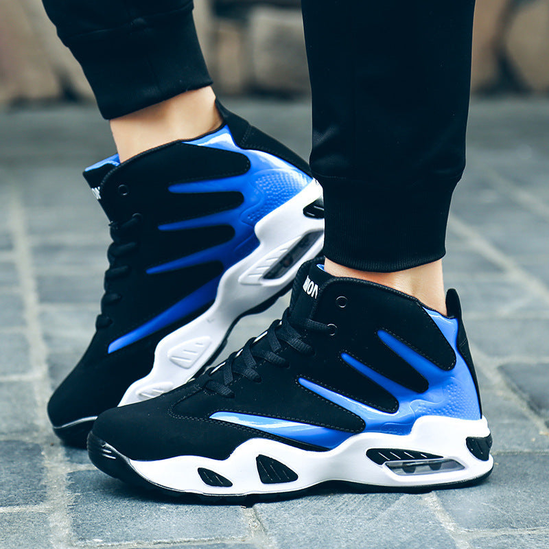 Męskie wysokie buty do koszykówki z poduszką powietrzną