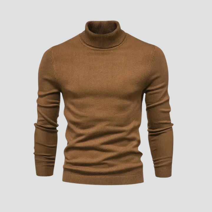Seweryn | Męski golf soft turtleneck