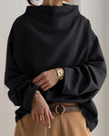 Ilza | Bluza oversize ze stójką damska