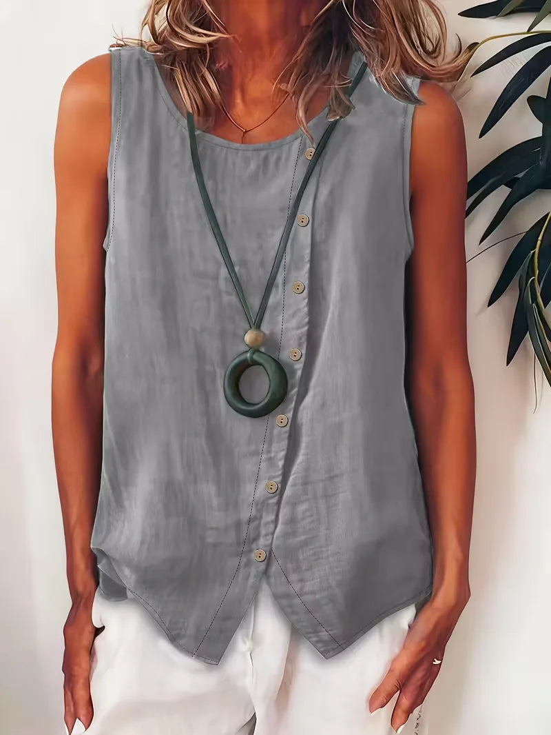 Marta | bluzka boho z guzikami