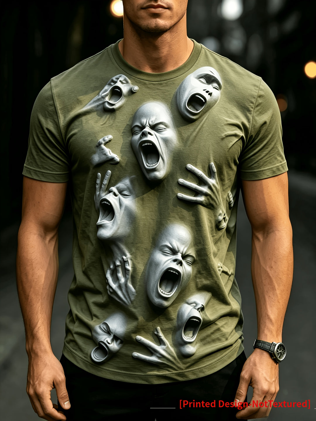 Benedykt | Męski t-shirt z nadrukiem