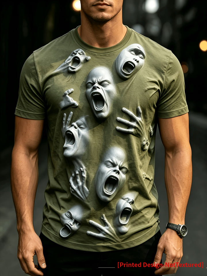 Benedykt | Męski t-shirt z nadrukiem
