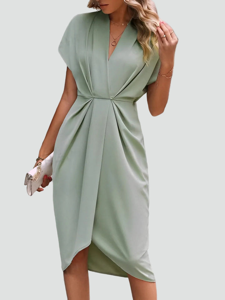 Milena | Elegancka Sukienka Kopertowa Midi