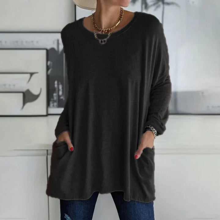 Rosamunda | Oversize damski sweter z kieszeniami