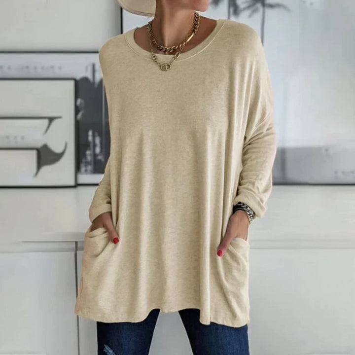 Rosamunda | Oversize damski sweter z kieszeniami