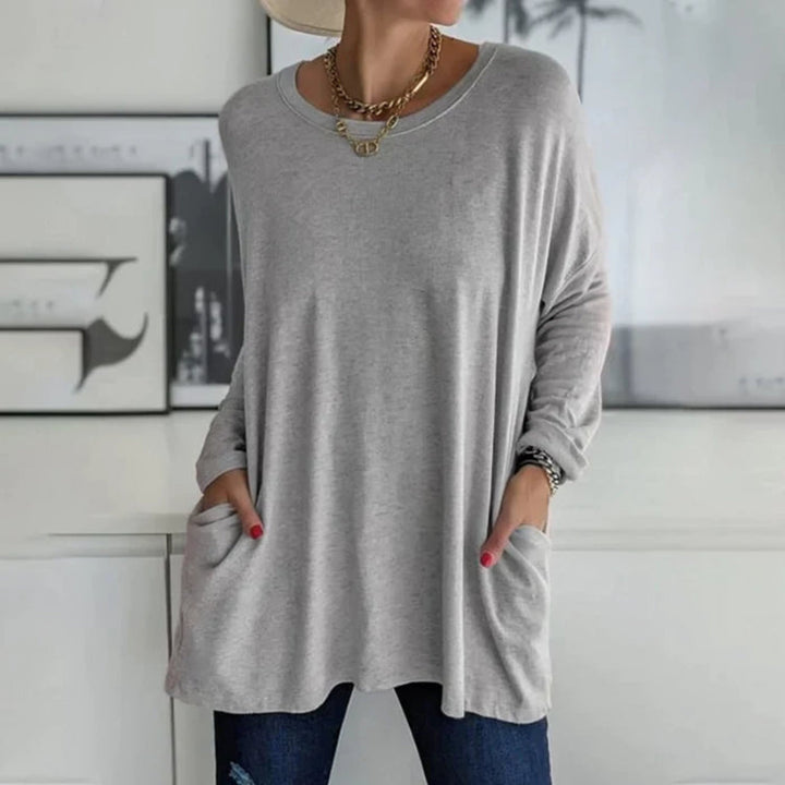 Rosamunda | Oversize damski sweter z kieszeniami
