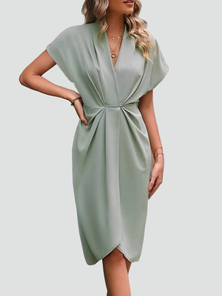 Milena | Elegancka Sukienka Kopertowa Midi