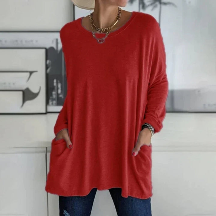 Rosamunda | Oversize damski sweter z kieszeniami