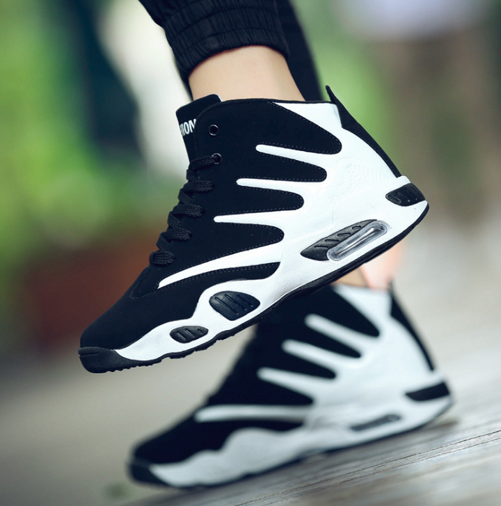 Męskie wysokie buty do koszykówki z poduszką powietrzną