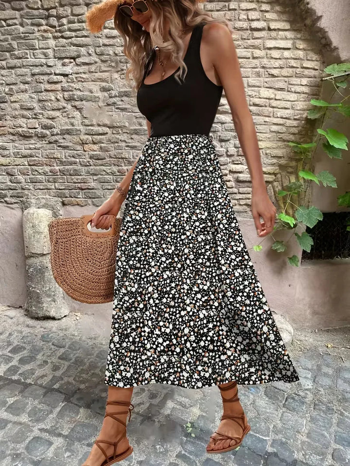 Patrycja sukienka maxi w kwiaty