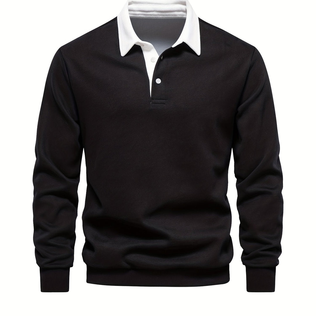 Dawid bluza polo z długim rękawem