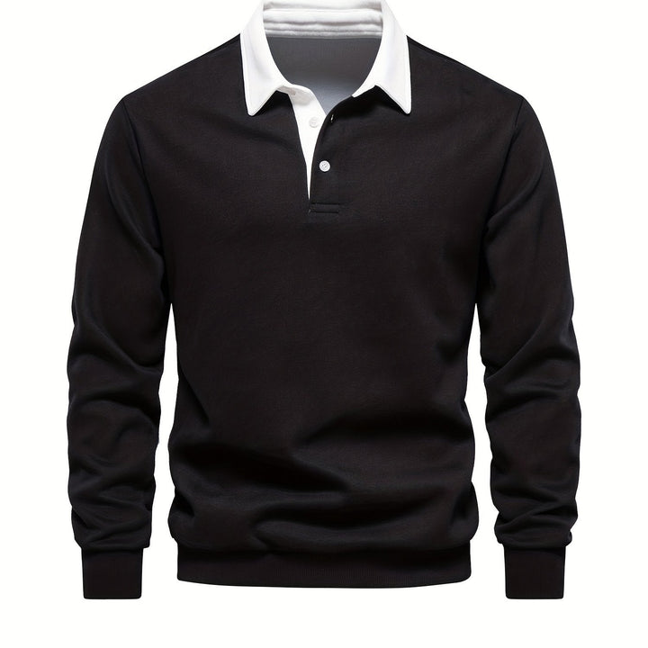 Dawid bluza polo z długim rękawem