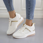 Sneakersy damskie z lekką podeszwą