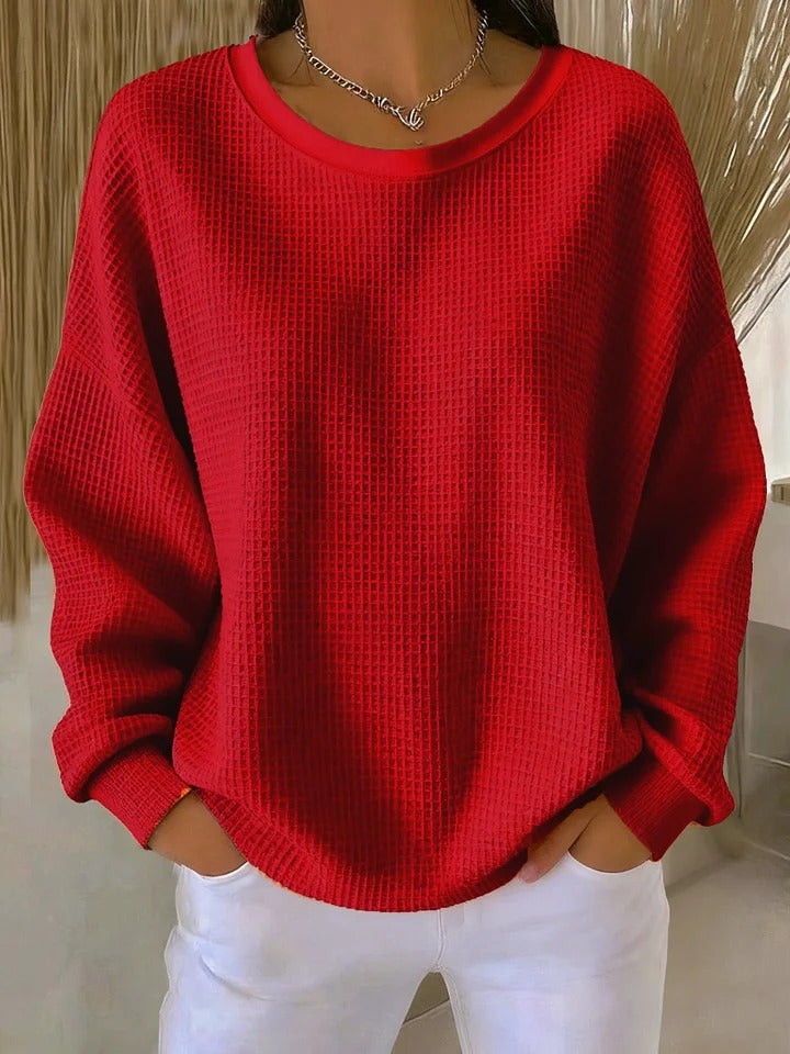 Henryka | Oversize Sweter z Długim Rękawem
