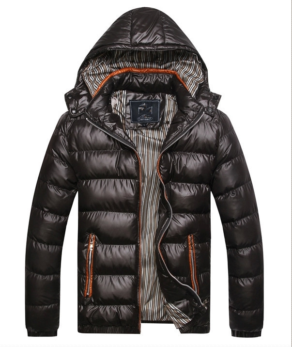 Męska pikowana kurtka zimowa puffer