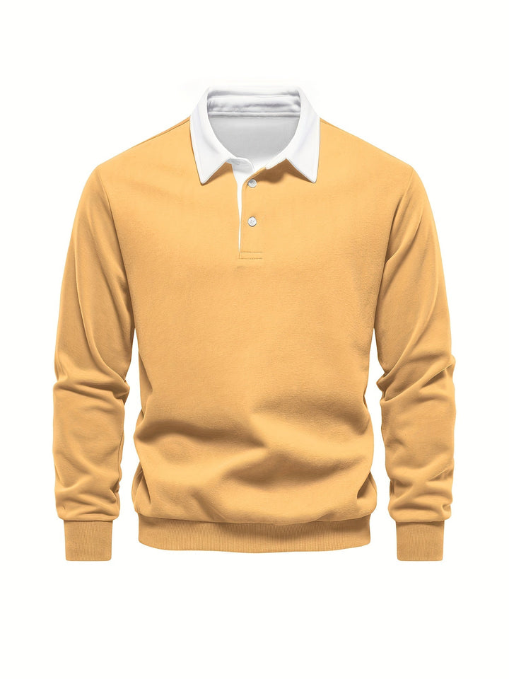Dawid bluza polo z długim rękawem