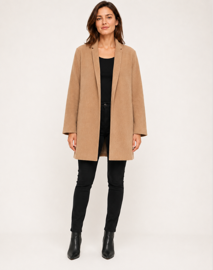 Wioletta | Klasyczny Płaszcz Everyday Chic