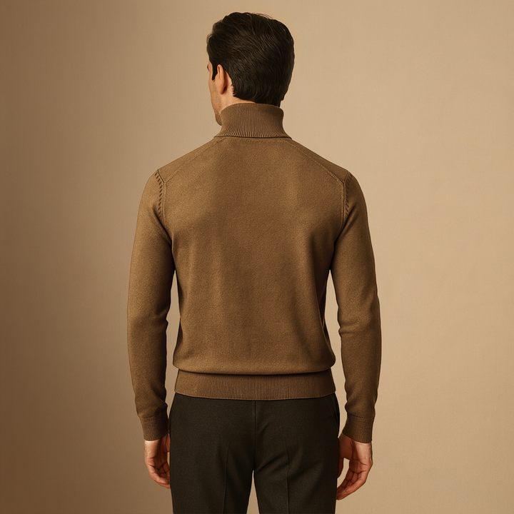 Seweryn | Męski golf soft turtleneck