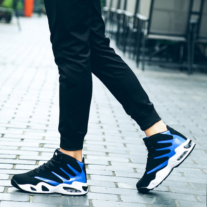 Męskie wysokie buty do koszykówki z poduszką powietrzną