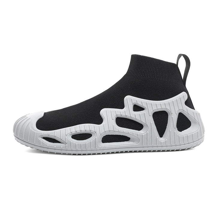Męskie sneakersy loafery w kilku kolorach, widok z boku