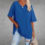 Damski T-shirt z dekoltem V