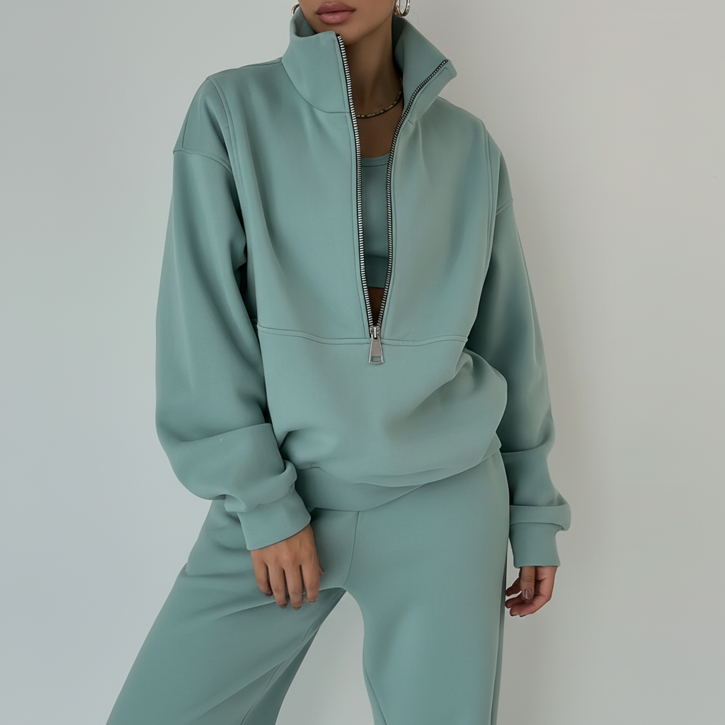 Ewelina | Komplet Lounge Half Zip Balance
