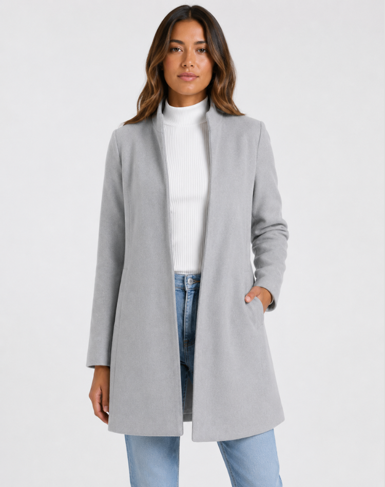 Wioletta | Klasyczny Płaszcz Everyday Chic