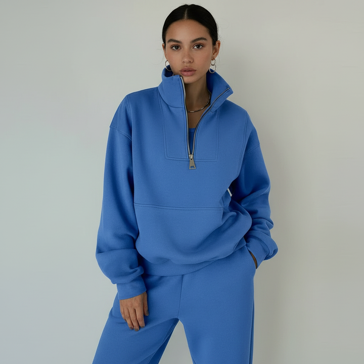 Ewelina | Komplet Lounge Half Zip Balance