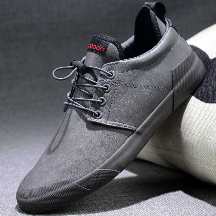 Męskie buty casual sznurowane na jesień