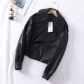 Justyna | Women's short zip-up biker jacket