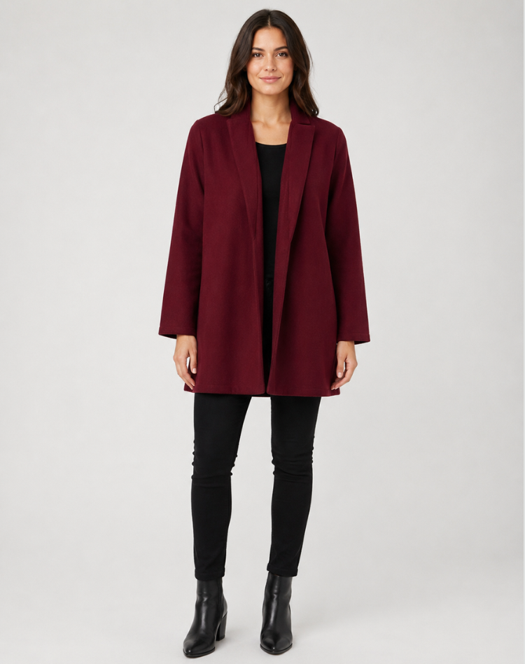 Wioletta | Klasyczny Płaszcz Everyday Chic