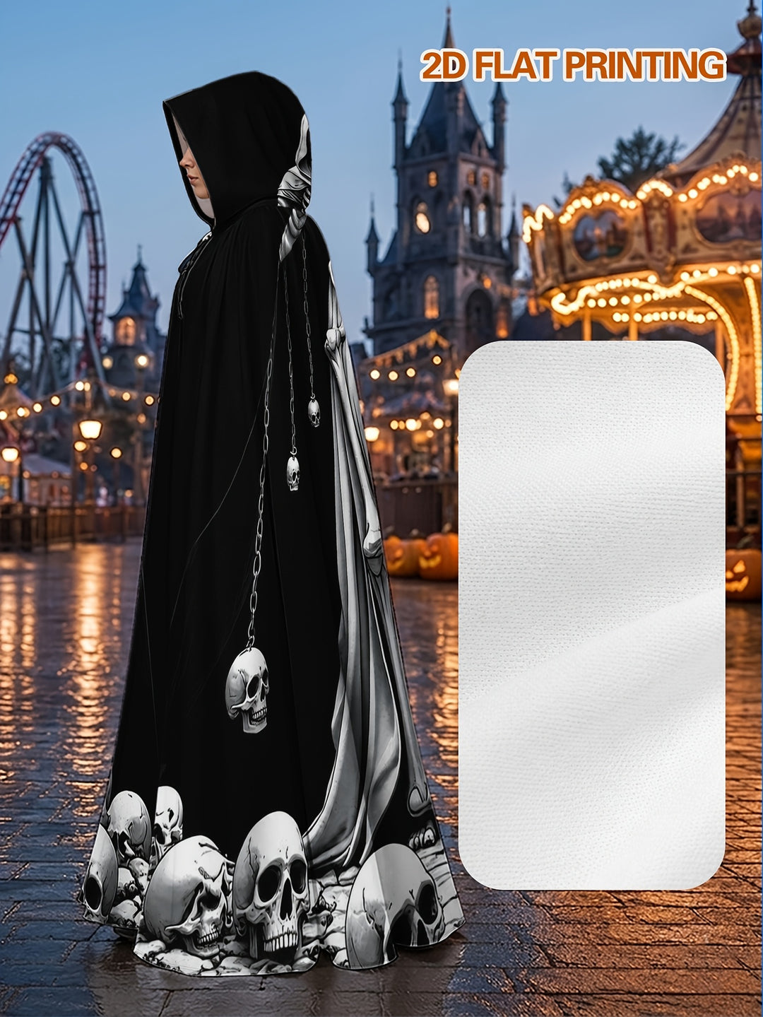Florian | Peleryna z kapturem na Halloween