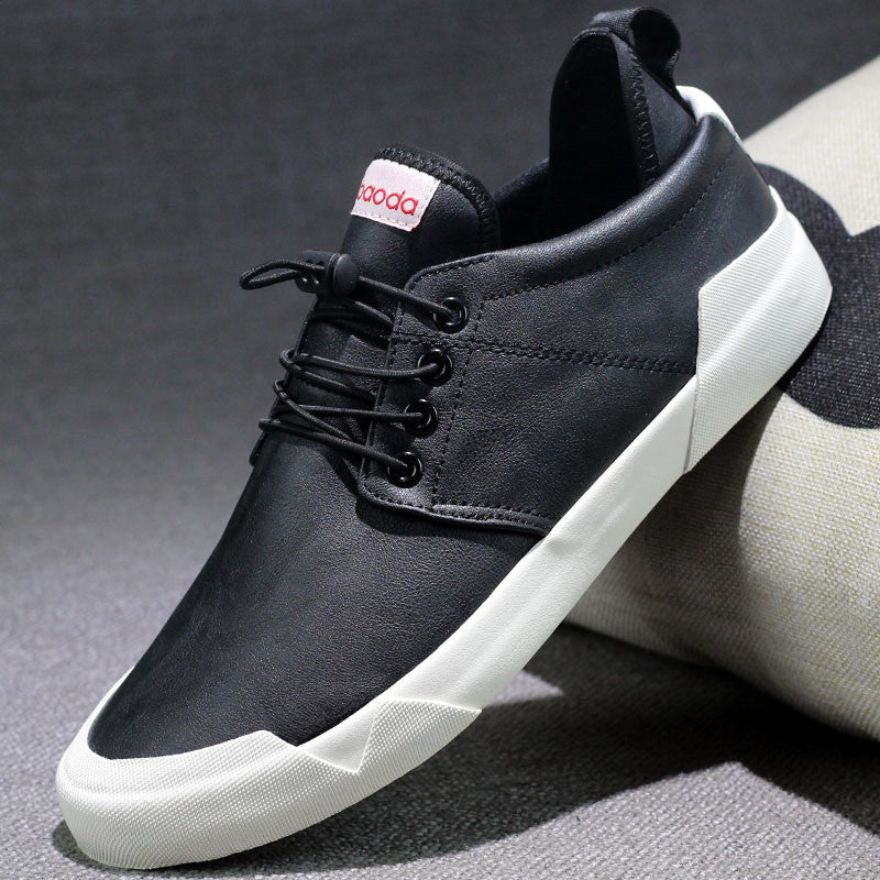 Męskie buty casual sznurowane na jesień