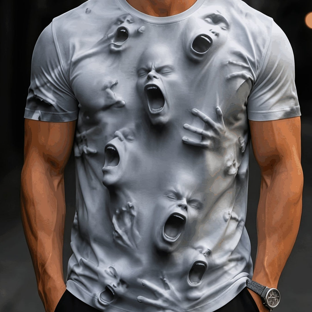 Benedykt | Męski t-shirt z nadrukiem