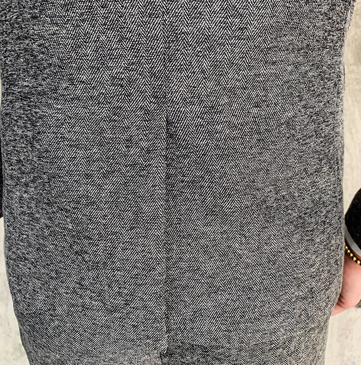 Męski garnitur trzyczęściowy slim fit w kolorze czarnym