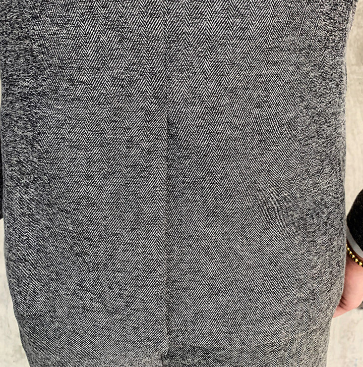 Męski garnitur trzyczęściowy slim fit w kolorze czarnym
